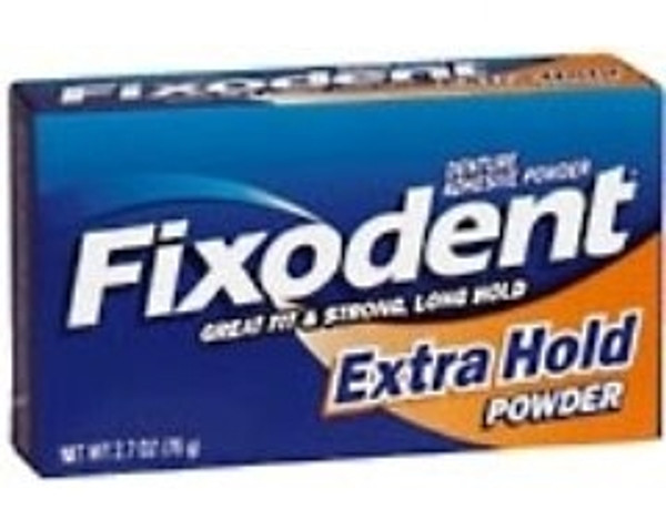 Denture Adhesive Fixodent Extra Hold Powder