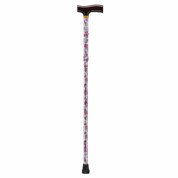 Lightweight Adjustable Folding Cane with T Handle