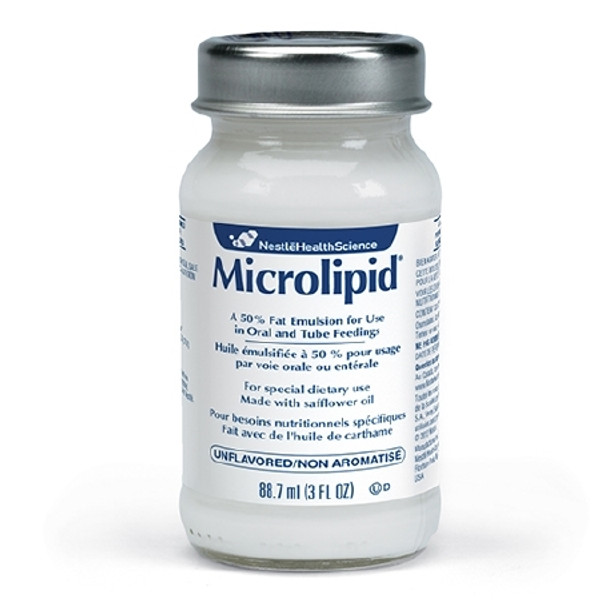 Oral Supplement Microlipid Unflavored Bottle Ready to Use