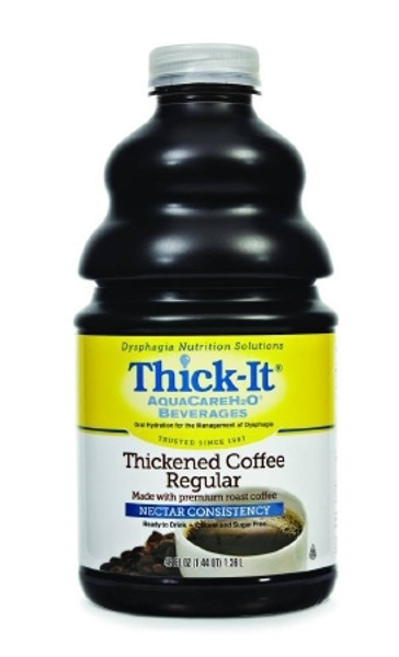 Thickened Beverage ThickIt AquaCareH2O Bottle Tea Ready to Use Nectar Consistency