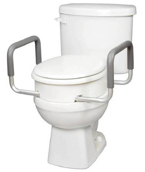 RISER TOILET SEAT W/ARMS