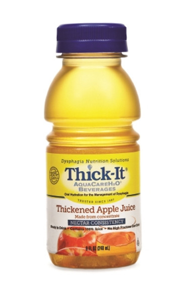 Thickened Beverage ThickIt AquaCareH2O 8 Oz. Bottle Ready to Use Nectar Consistency