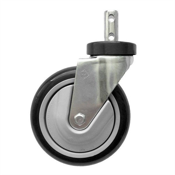 5" Mega-Caster, Gray - "Clean Wheel System"