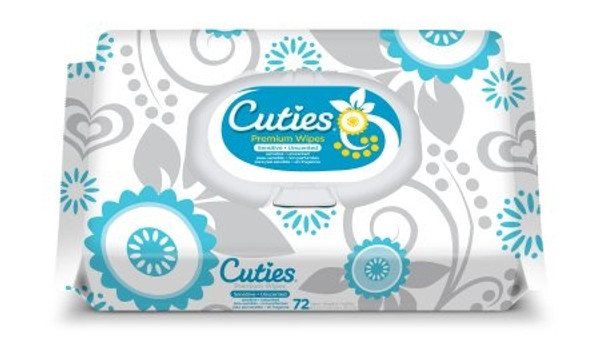 Baby Wipe Cuties Soft Pack Aloe Vitamin E Unscented