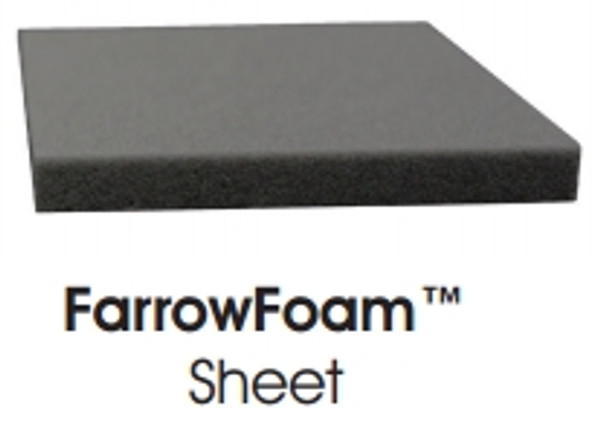 FarrowFoam Sheet Gray 4mm x 0.5m x 0.5m
