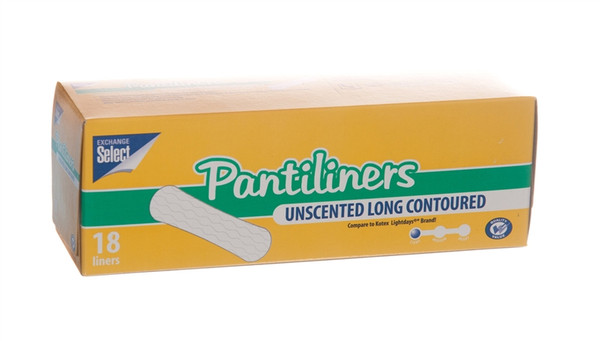 Long Contoured Panty Liners