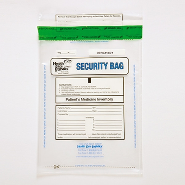 Patients Clear Medicine Bag