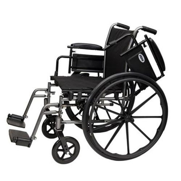 ProBasics K4 Wheelchair with Swingaway Footrests 20x16 - PB1812