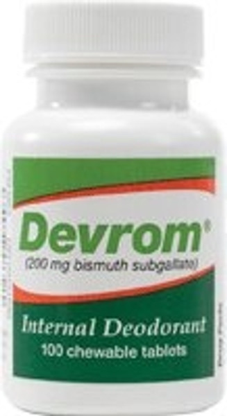 DEVROM Chewable Tablets (internal deodorant)