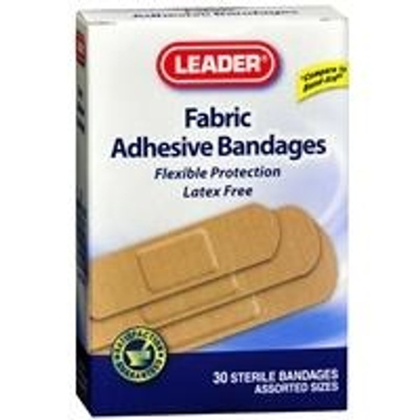 Leader Fabric Bandage, Assorted Sizes (30 Count) - Item #: PH1047281