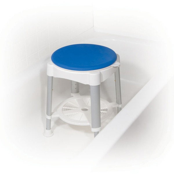 drive medical bath stool with padded rotating seat