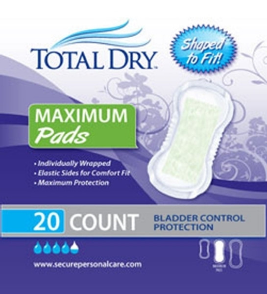 Secure Personal Care Products TotalDry Bladder Control Pad 5