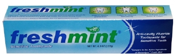 Toothpaste Freshmint Mint Flavor Tube