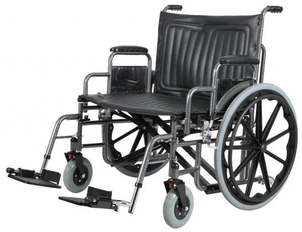K7 BARIATRIC WHEELCHAIR, 28" WITH SWING-AWAY FOOTRESTS
