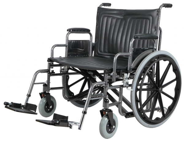 K7 BARIATRIC WHEELCHAIR, 30" WITH ELEVATING LEGRESTS