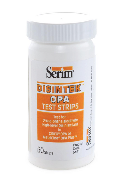 Serim Disintek OPA Test Strips for Cidex / MetriCide Testing (100 CS)