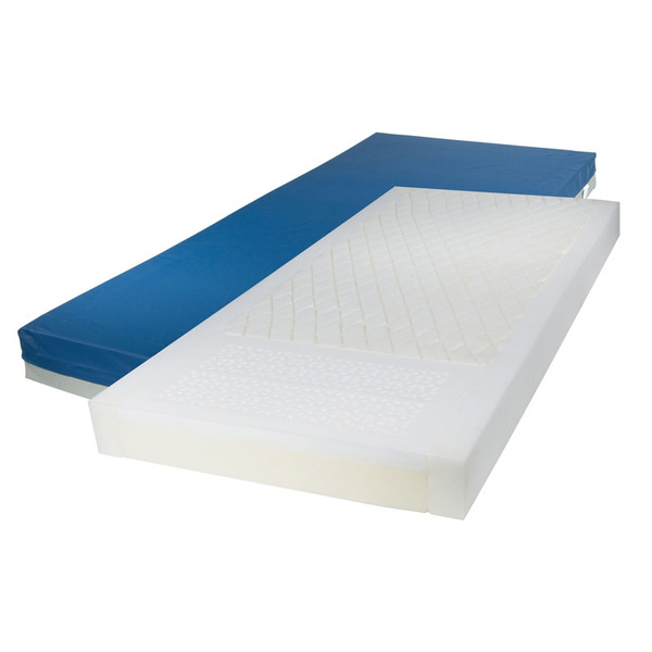 Gravity 7 Long Term Care Pressure Redistribution Mattress w/ Elevated Perimeter and "Cut Out"