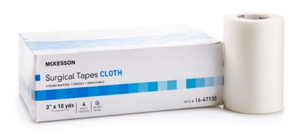 Medical Tape McKesson Silk-Like Cloth White NonSterile