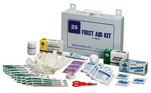 Metal Case First Aid Kit  25 Person