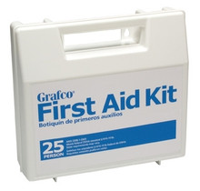 Plastic Case First Aid Kit  25 Person