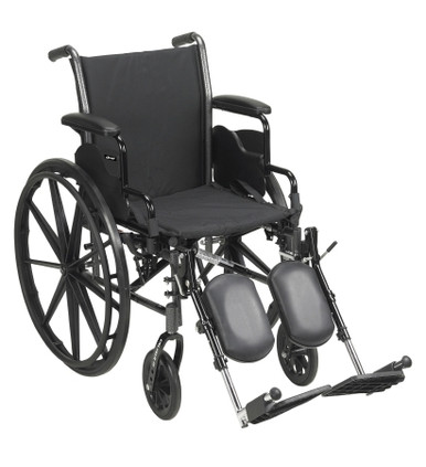 Lightweight Wheelchair with Elevated Foot Rest