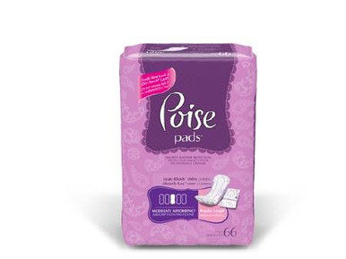 Poise Moderate Pads - Kimberly Clark