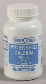 Oyster Shell Calcium Tablets Plus Vitamin D