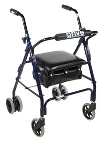 4Wheel Rollator Blue