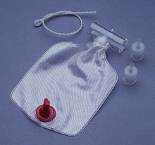 Trach Tee Drain with Bag 500cc