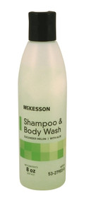 McKesson Shampoo and Body Wash Squeeze Bottle 8 Oz