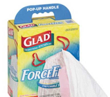 Glad Trash Bag, Black - 30 Gallon by Saalfeld Redistribution