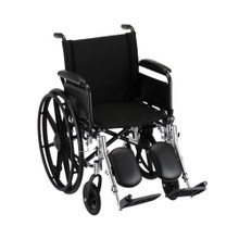 18 Inch Lightweight Wheelchair w Desk Arms  Elevating Leg Rests