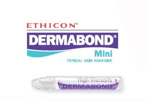  Ethicon DERMABOND Mini Topical Skin Adhesive, DHVM12, 0.36 mL  Ampule of High-Viscosity Skin Adhesive, Medical Supplies : Industrial &  Scientific