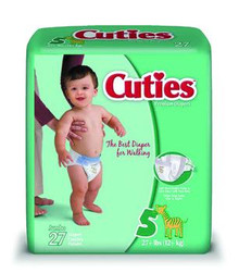 Cuties Baby Diapers  Size 5 and Size 6