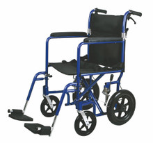 Deluxe Aluminum Transport Wheelchair