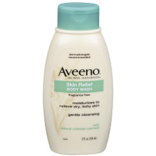 Aveeno Skin Relief Liquid Body Wash 12 oz Bottle Unscented