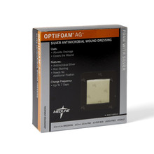 Optifoam Antimicrobial Adhesive Dressings 25 x 25