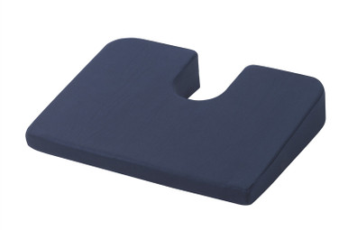Drive Medical RTL1491COM Compressed Coccyx Cushion, Blue, One-Size