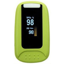 Simpro Fingertip Pulse Oximeter with Two Color OLED Display