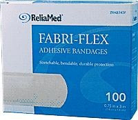 ReliaMed Adhesive Bandages  Fabri Flex