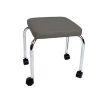 Mobile Stool No Back Square Top 18 H