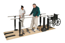 Parallel Bars Wood Platform Mounted Electric HeightManual Width Adjustable