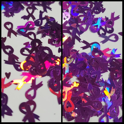 Holographic Purple Ribbons