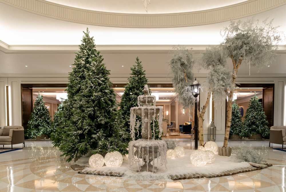 A Fairy Tale Winter Installation for Carlton Tower Jumeirah