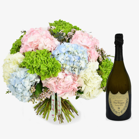 Hydrangea & Dom Perignon