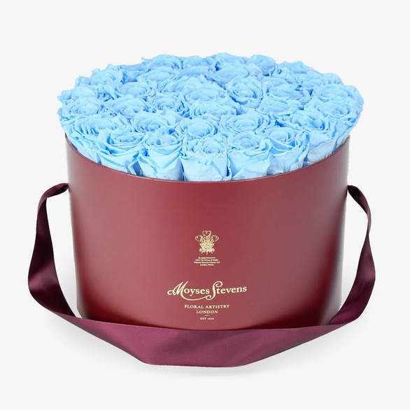 Blue Rose Hatbox