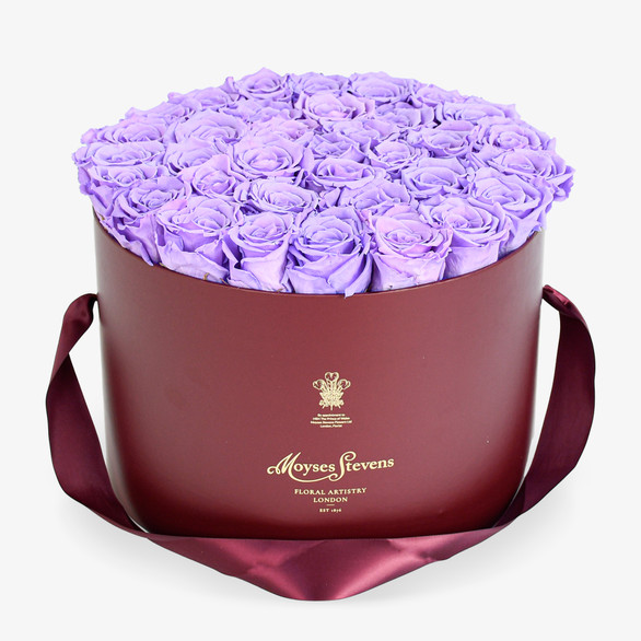 Purple Rose Hatbox