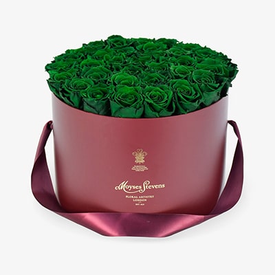 Green Rose Hatbox