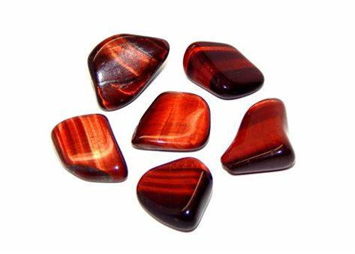 Red Tiger's Eye Tumbled Stone