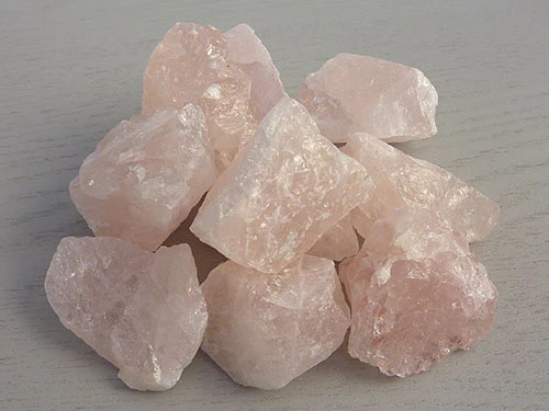 Natural Rose Quartz Piece - Large